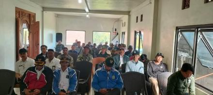 Sosialisasi Batas Kawasan Hutan Desa Wanagiri